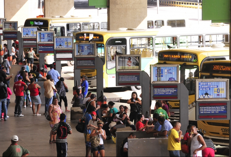 transporte público ônibus rodoviária